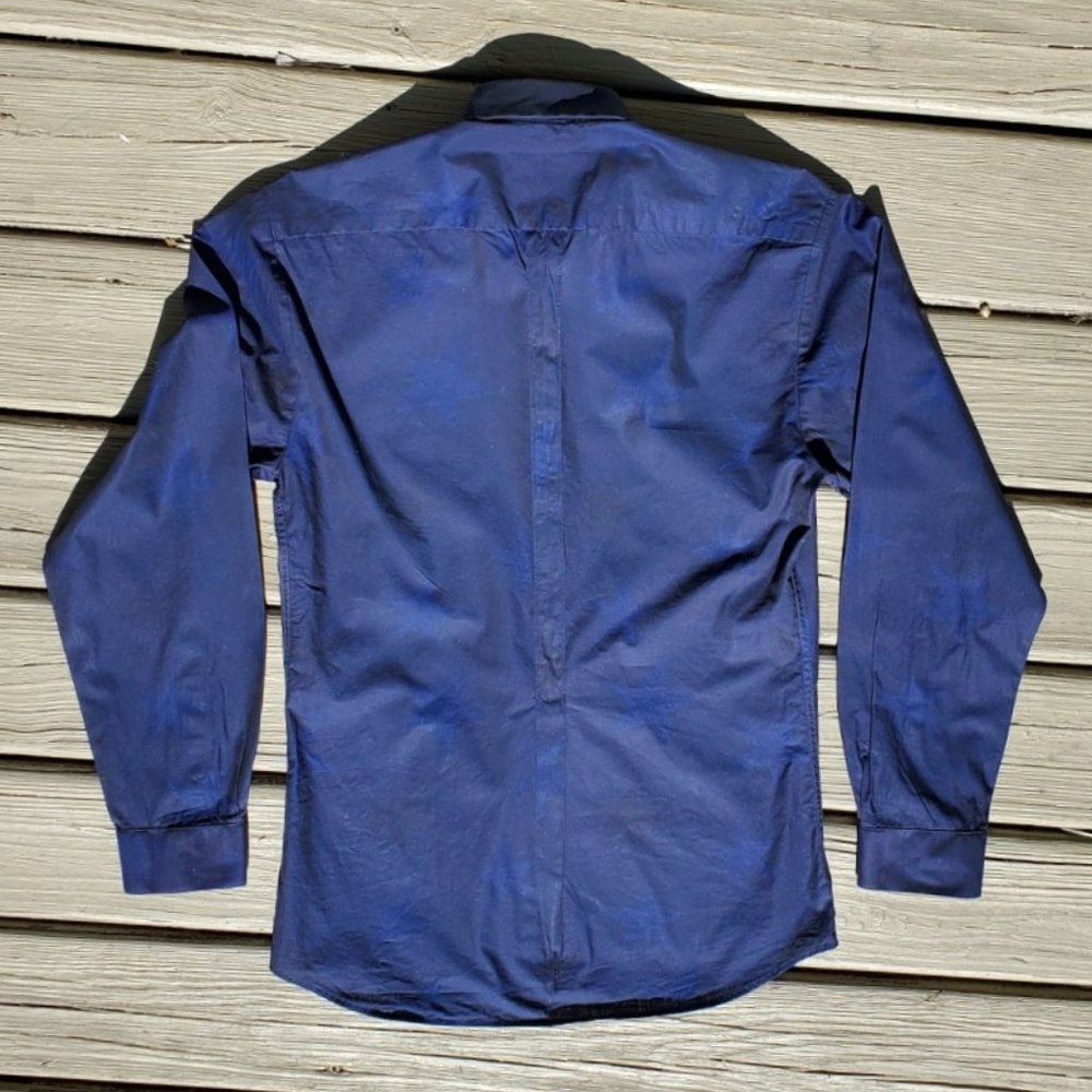 Jared Lang After Dark Indigo Star Pattern Tone On… - image 2